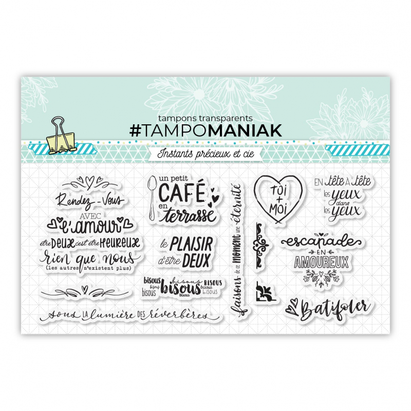 Tampon escapade en amoureux - 10x21cm