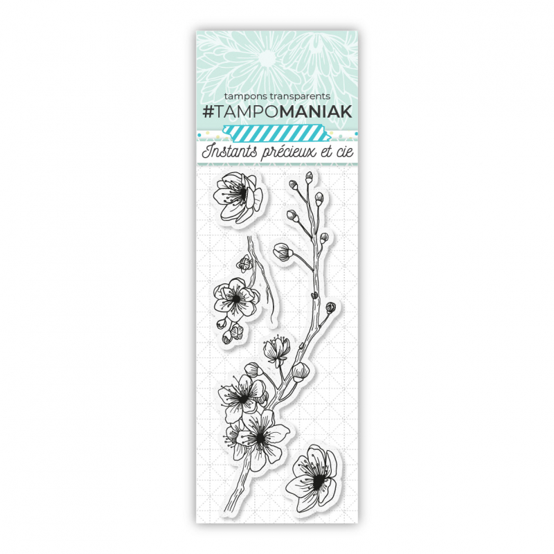 Tampon cerisier - 13x5,5cm