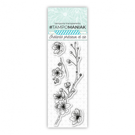 Tampon cerisier - 13x5,5cm