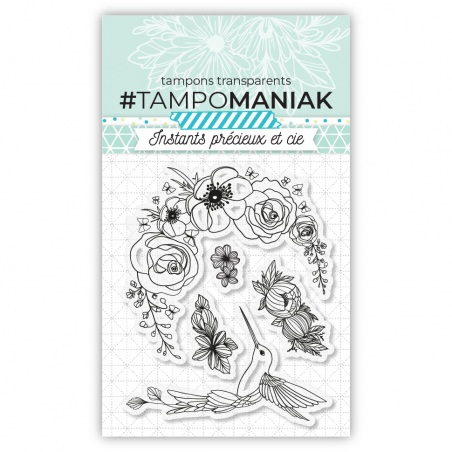 Tampon colibri - 7,5x7cm