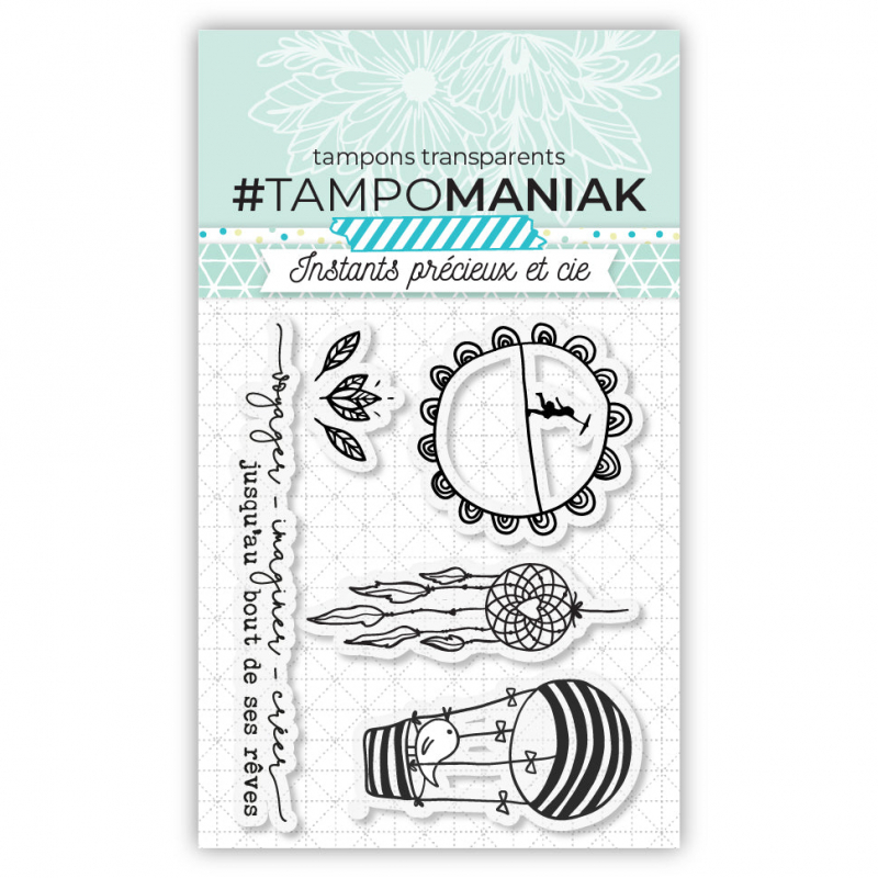 Tampon jusqu'au bout de ses rêves - 7,5x7cm