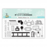 Set de tampons clear Rentrée photo - 10x21cm
