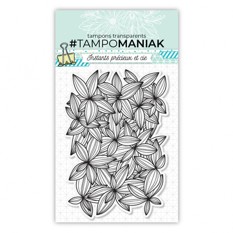 Tampon feuilles - 10x15cm