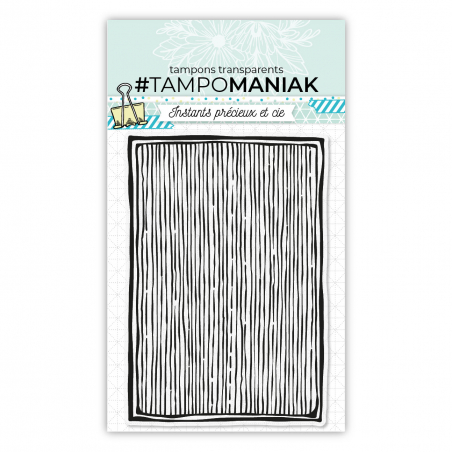 Tampon mm stries - 10x15cm