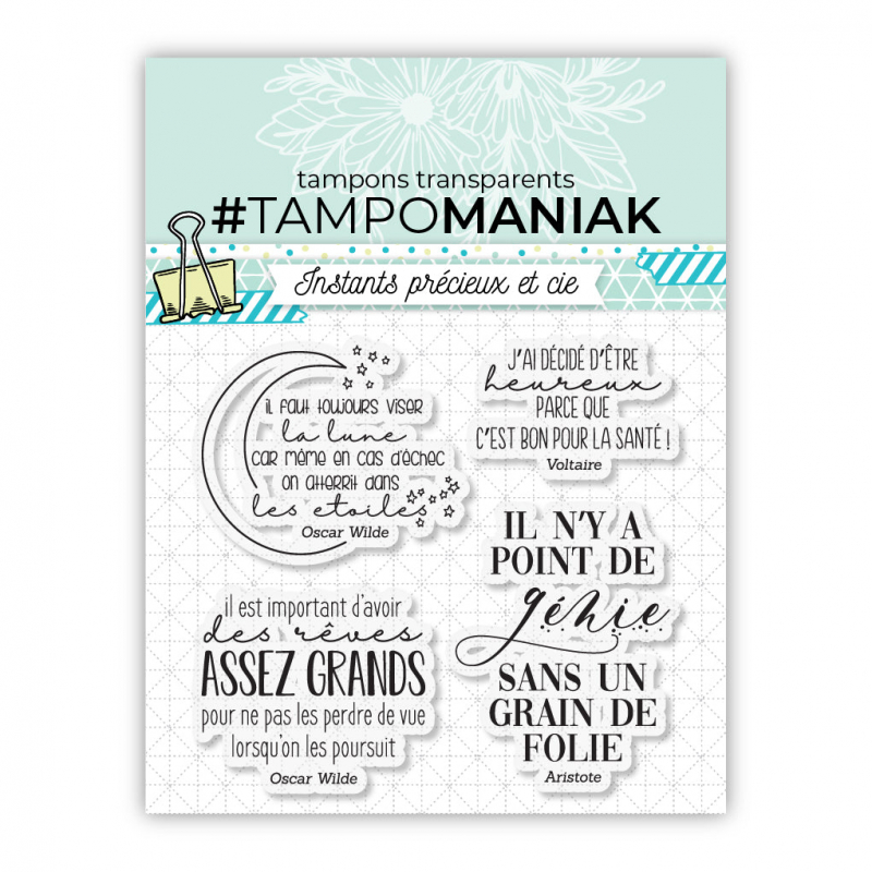 Planche de tampons - Rêves assez grands - 10x10cm