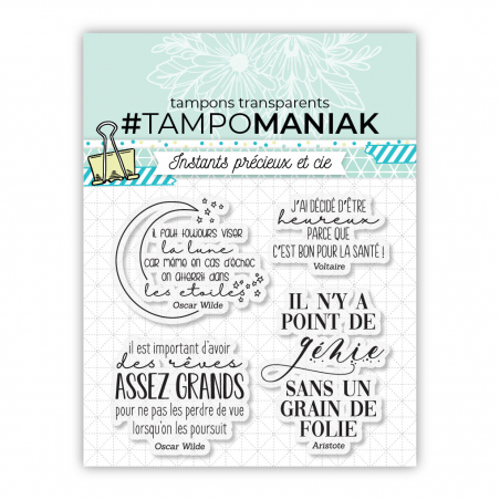 Planche de tampons - Rêves assez grands - 10x10cm
