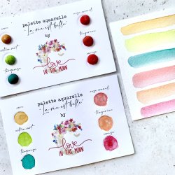 Paleta de acuarela “La vida es bella”