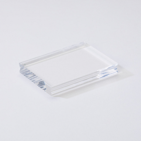 Bloc acrylique pour tampon clear - Moyen 7.5x10cm - BAC-0002