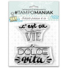 Set de tampons clear Dolce vita 6,5x7cm -  PTM-0008